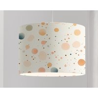 Lampe Punkte Polka Aquarell Konfetti Kinderzimmer Skandinavisch Bunt Bio Alle Farben Möglich von ninitak