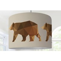 Lampenschirm Kinderzimmer Wohnzimmer Creme Beige von ninitak