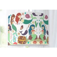 Lampenschirm Meerjungfrau Kinderzimmer Meer Tier von ninitak