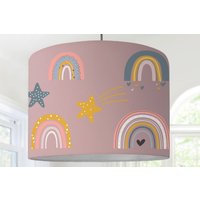 Mädchen Zimmer Lampenschirm Regenbogen Stern Junge Modern Skandinavisch Muster Minimalistisch Mädchen Zimmer Lampenschirm Regenbogen Stern Junge Modern Skandinavisch Muster Minimalistisch von ninitak