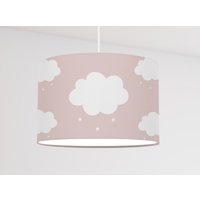 Mädchen Zimmer Lampenschirm Wolke Hell Modern Skandinavisch Muster Minimalistisch von ninitak