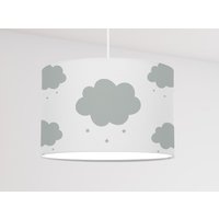 Mädchen Zimmer Lampenschirm Wolke Hell Modern Skandinavisch Muster Minimalistisch von ninitak
