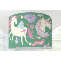 Mädchenlampe Einhorn Lampenschirm Mädchengeschenk Kind Gift Housewarming Gift von ninitak