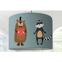 Maxi Lampenschirm Kinderzimmer Kinderlampe Tiere von ninitak