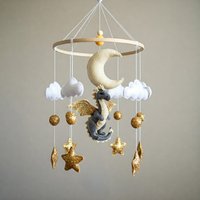 Zauberhaftes Drachen Mobile - Baby Mit Niedlichem von ninitak