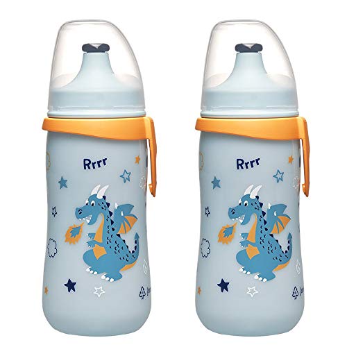 nip Kinderflasche Kinder Trinkflasche 330 ml kids cup sportflasche mit Push-Pull, 2 Stk. Boys, made in Germany nip Kinderflasche Kinder Trinkflasche 330 ml kids cup sportflasche mit Push-Pull, 2 Stk. Boys, made in Germany von NIP