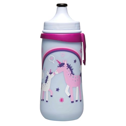 nip – Kinder Trinkflasche Kids Cup | zahnfreundliche Push-Pull Sportflasche mit Clip. Leicht und einfach zu reinigen, BPA-frei, 330 ml, Motiv Einhorn, rosa nip – Kinder Trinkflasche Kids Cup | zahnfreundliche Push-Pull Sportflasche mit Clip. Leicht und einfach zu reinigen, BPA-frei, 330 ml, Motiv Einhorn, rosa von nip
