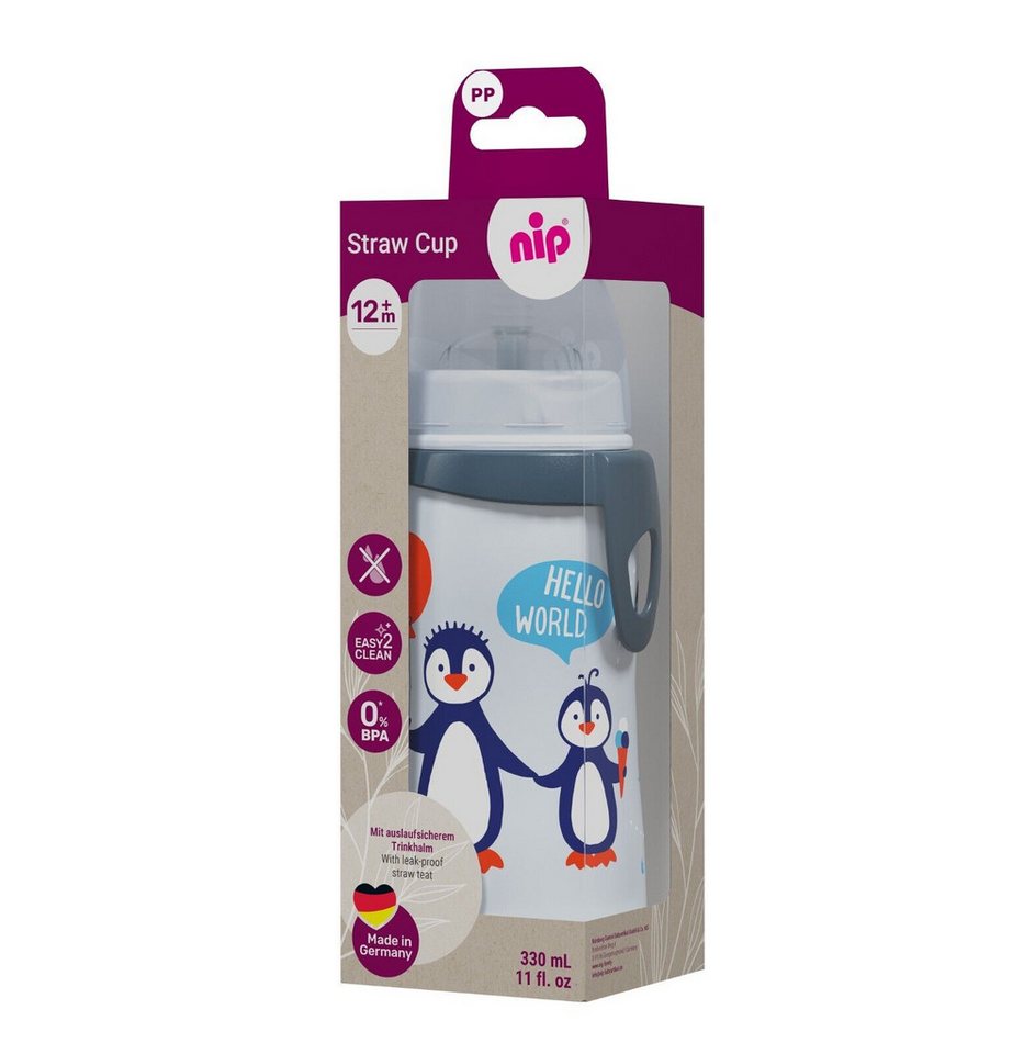 nip Trinkflasche Straw Cup Strohhalmbecher 12m+ nip Trinkflasche Straw Cup Strohhalmbecher 12m+ von nip