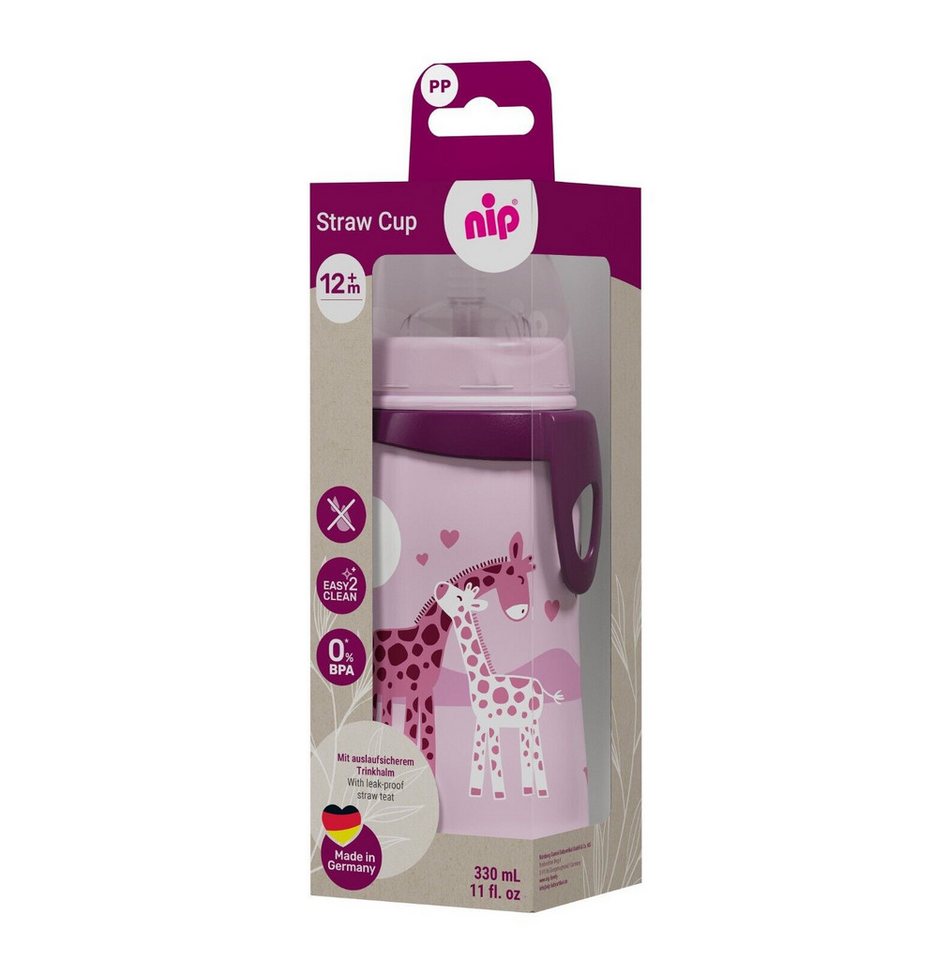 nip Trinkflasche Straw Cup Strohhalmbecher 12m+ nip Trinkflasche Straw Cup Strohhalmbecher 12m+ von nip