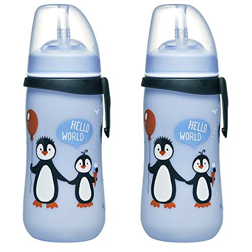 nip Trinkhalm-Flasche Straw Cup mit auslaufsicherem Strohhalm ab 12 Monate, Doppelpack, 330 ml BPA frei, 2 Stk. made in Germany nip Trinkhalm-Flasche Straw Cup mit auslaufsicherem Strohhalm ab 12 Monate, Doppelpack, 330 ml BPA frei, 2 Stk. made in Germany von nip