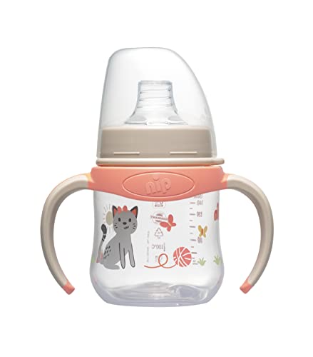 nip Trinklernflasche PP mit Soft-Trinkschnabel Silikon, 6 Monate+, 150 ml, Girl, Rot nip Trinklernflasche PP mit Soft-Trinkschnabel Silikon, 6 Monate+, 150 ml, Girl, Rot von nip