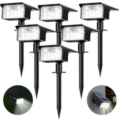 nipify 6 Stück Solarlampe mit Bewegungsmelder Bewegungsmelder Aussen Solar Solarleuchte mit Bewegungsmelder Solarstrahler für Außen Kaltweiß nipify 6 Stück Solarlampe mit Bewegungsmelder Bewegungsmelder Aussen Solar Solarleuchte mit Bewegungsmelder Solarstrahler für Außen Kaltweiß von nipify
