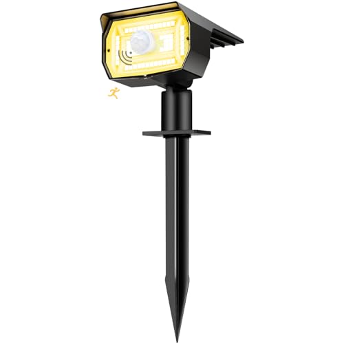nipify Solarlampen mit Bewegungsmelder, 1 Stück Warmweiß Solarstrahler für Aussen, IP65 Wasserdicht Solar Gartenleuchten Solarleuchten LED Solar Strahler Aussen Weg Hof Gehweg nipify Solarlampen mit Bewegungsmelder, 1 Stück Warmweiß Solarstrahler für Aussen, IP65 Wasserdicht Solar Gartenleuchten Solarleuchten LED Solar Strahler Aussen Weg Hof Gehweg von nipify