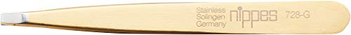 nippes Solingen Pinzette mit gerader Spitze | Rostfrei | 9,5 cm | Vergoldet | Pinzette Augenbrauen Zupfen | Pinzette Gerade | Zur präzisen Haarentfernung | Made in Germany nippes Solingen Pinzette mit gerader Spitze | Rostfrei | 9,5 cm | Vergoldet | Pinzette Augenbrauen Zupfen | Pinzette Gerade | Zur präzisen Haarentfernung | Made in Germany von nippes Solingen