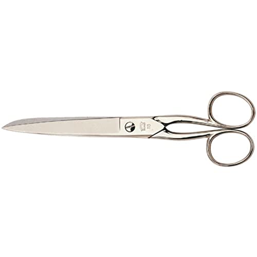 nippes Solingen professionelle Haushaltschere mit gebogenen Halmen | 15 cm | Von Hand montiert und geschliffen | Mehrzweck-Schere zum Schneiden von Papier, Karton und Verpackungen nippes Solingen professionelle Haushaltschere mit gebogenen Halmen | 15 cm | Von Hand montiert und geschliffen | Mehrzweck-Schere zum Schneiden von Papier, Karton und Verpackungen von nippes Solingen