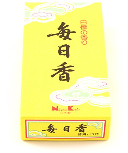 nippon kodo Mainichi KOH Japanischer Sandelholz Weihrauch - 300 Sticks, 30 Minuten Pro Stick von nippon kodo