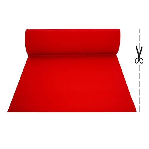 ROTOLO PASSATOIA MT.10X1 ROT TEPPICH RED CARPET FÜR NATUR FESTEN von niru