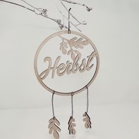 Herbstdeko Makramekranz Traumfänger Türkranz Wanddeko Holz von nkcollectiondeshop