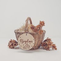 Osterkorb Personalisiert Mit Namen Osterkörbchen Anhänge von nkcollectiondeshop