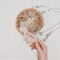 Osterkorb Personalisiert Mit Namen Osterkörbchen Osternest von nkcollectiondeshop