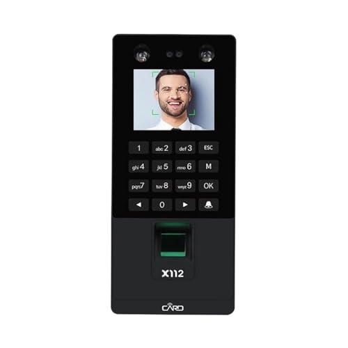 2,8 Zoll TCP/IP/USB Biometrische Gesichts Tür Zugangskontrollsystem Fingerabdruck Digital Gesicht Zeit Teilnahme Maschine RFID Tastatur Reader (Größe: X112-C) von nmbhus