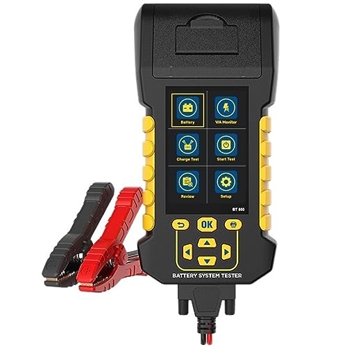 Autobatterie Tester Mit Drucker 8 30V Batterietest & Starttest Starttest & Ladetest & Max Lasttest von nmbhus