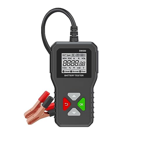 KFZ Akku Tester 6V 12V 24V 100 Bis 2000 CCA Akku Analysator 12 Volt Akku Werkzeug Batterie System Erkennung von nmbhus