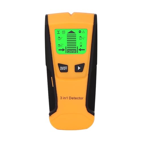 Metallfinder Holzbolzen-Detektor AC Volta Live Wire Detect Wandscanner (Farbe: Gelb) von nmbhus