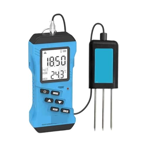 nmbhus 7 In 1 Schnellbodentester Messgerät Stickstoff Phosphor Kalium NPK PH Feuchtigkeit Nährstoff Leitfähigkeit Tester EC Meter von nmbhus