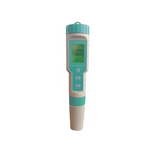 nmbhus Bluetooth 7 in 1 Multifunktionaler PH TDS EC ORP Salzgehalt SG Temp Meter Stifttyp IP67 ATC für Hydrokultur, Aquarium (Farbe: Normal) von nmbhus