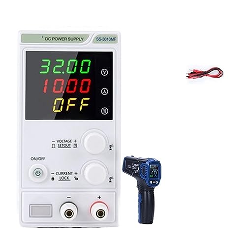 nmbhus DC-geregeltes Netzteil, programmierbar, digital, Laborschaltgerät, Quellspannungs-Stromregler (ABF-3010MF CWH650B) von nmbhus