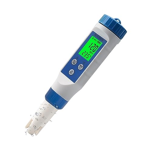 nmbhus Digitaler intelligenter Bluetooth-Salinitätsmesser für Meerwasser-Salztester, Monitor für Aquarien, Pool, Fischtank, Meeresfrüchte, Aquakultur, 0,1–200 ppt nmbhus Digitaler intelligenter Bluetooth-Salinitätsmesser für Meerwasser-Salztester, Monitor für Aquarien, Pool, Fischtank, Meeresfrüchte, Aquakultur, 0,1–200 ppt von nmbhus