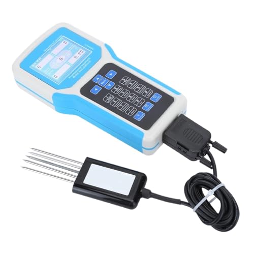 nmbhus Intelligenter Bodentester Temperatur Feuchtigkeit EC PH Stickstoff Phosphor Kalium Meter Version Boden NPK Tester von nmbhus