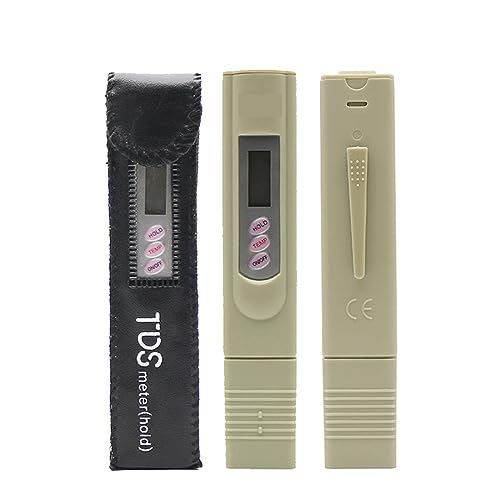 nmbhus TDS Digitaler Wassertester, Wassertester, Wasserqualitätsanalysegerät, Wasserreinheitsprüfung, 0-9999 ppm, 2 Stück von nmbhus