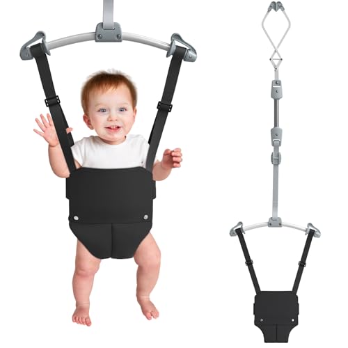 Schaukelset-Zubehör für Kinder mit verstellbarem Seil und Babyschaukel für den Innenbereich mit Hängekorb (schwarz) von nmoiww