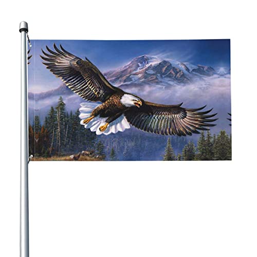 Flaggen Saisonales Große Flagge Outdoor Dekoration Fahnen Gartenflagge mit öse Hofbanner Lichtbeständig Rasenbanner Feiertagsdekoration Flagge Adler von no applicable