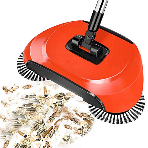 no branded Push Sweeper, 360 Grad Rotary 3 in 1 Haushalt Lazy Automatik Hand Push Kehrmaschine Besen,Red no branded Push Sweeper, 360 Grad Rotary 3 in 1 Haushalt Lazy Automatik Hand Push Kehrmaschine Besen,Red von no branded