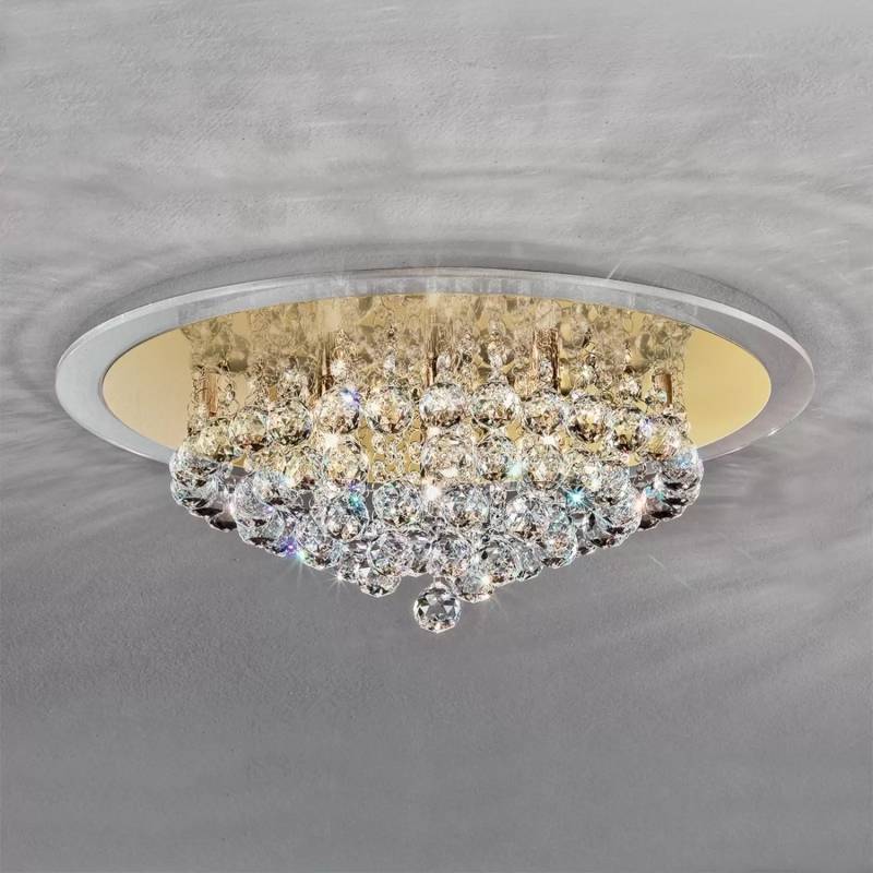 Ausdrucksstarke Kristall Deckenleuchte Tuila 50 Cm Deckenlampe Lampe Leuchte B-Ware von no name