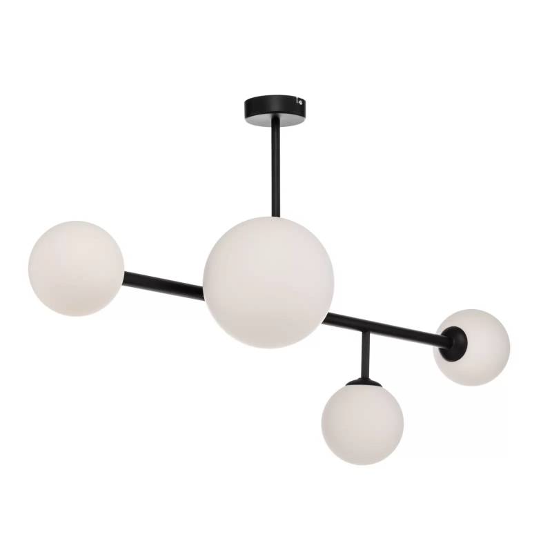 B-Ware Deckenleuchte Dione Vierflammig Schwarz Deckenlampe Leuchte Siehe Text/Foto von no name