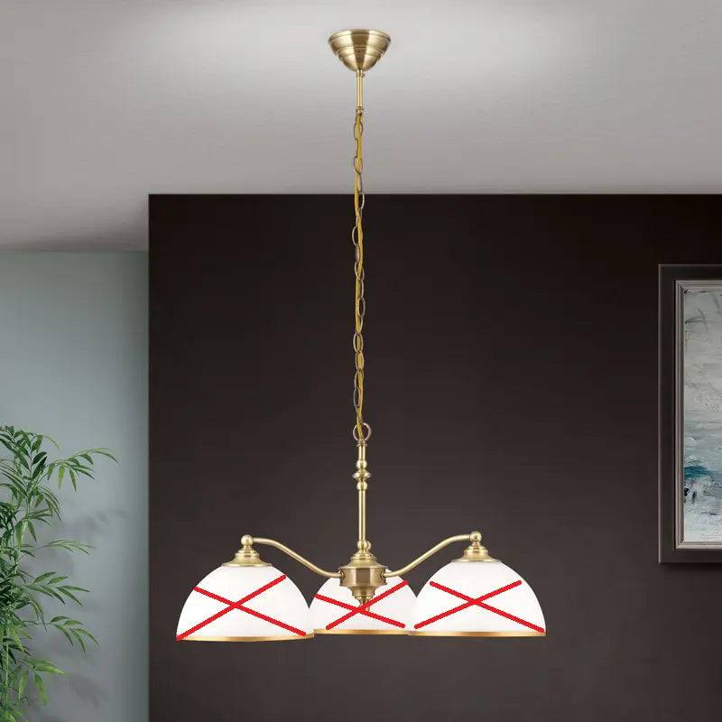 B-Ware Hängeleuchte Old Lamp Mit Kettenabhängung 3 Flg Hängelampe Lampe Siehe Text/Foto von no name