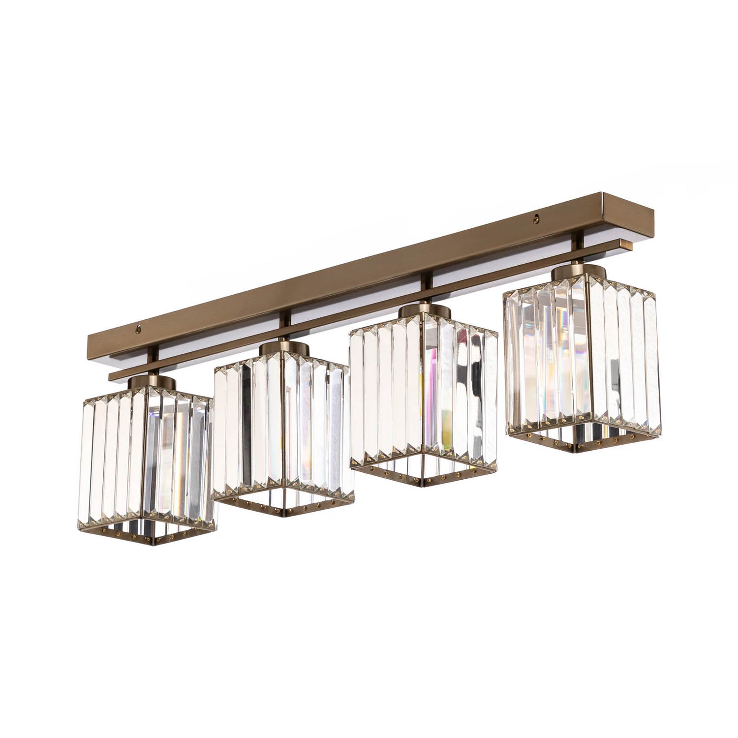 Deckenleuchte Av 1795 4 Ey 4 Fl. Balken Deckenlampe Leuchte Antikgold Siehe Text B-Ware von no name