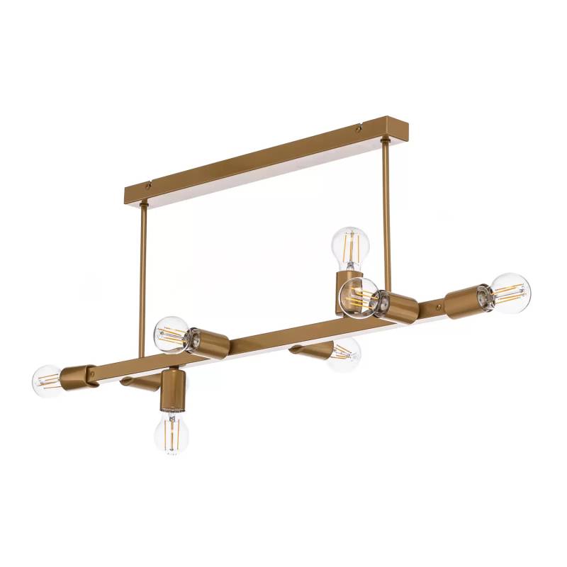 Deckenleuchte Eliza Achtflammig Gold E27 Deckenlampe Leuchte Lampe Spot Licht B-Ware von no name