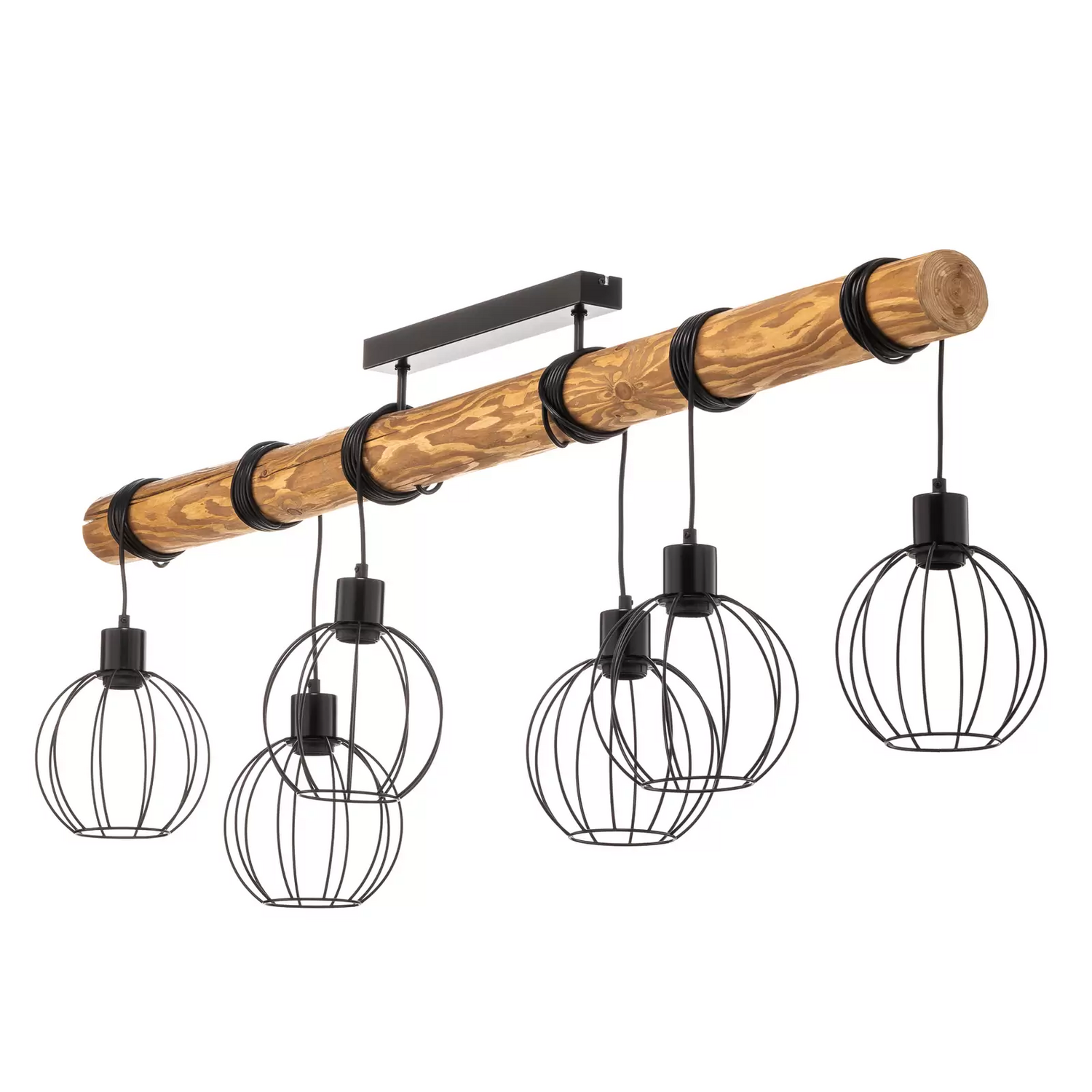 Deckenleuchte Karou 6 Flammig Kiefer Deckenlampe Pendellampe Pendelleuchte E27 B-Ware Deckenleuchte Karou 6 Flammig Kiefer Deckenlampe Pendellampe Pendelleuchte E27 B-Ware von no name