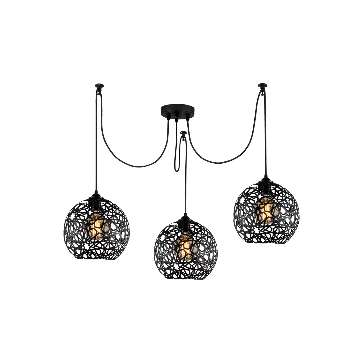 Hängelampe Fellini Mr 897 3 Flg. Dezentral Schwarz E27 Deckenlampe Lampe Leuchte B-Ware Hängelampe Fellini Mr 897 3 Flg. Dezentral Schwarz E27 Deckenlampe Lampe Leuchte B-Ware von no name
