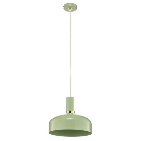 Hängelampe Malmo Hängeleuchte Deckenlampe Leuchte Lampe Mit Mintgrünem Schirm736 B-Ware von no name