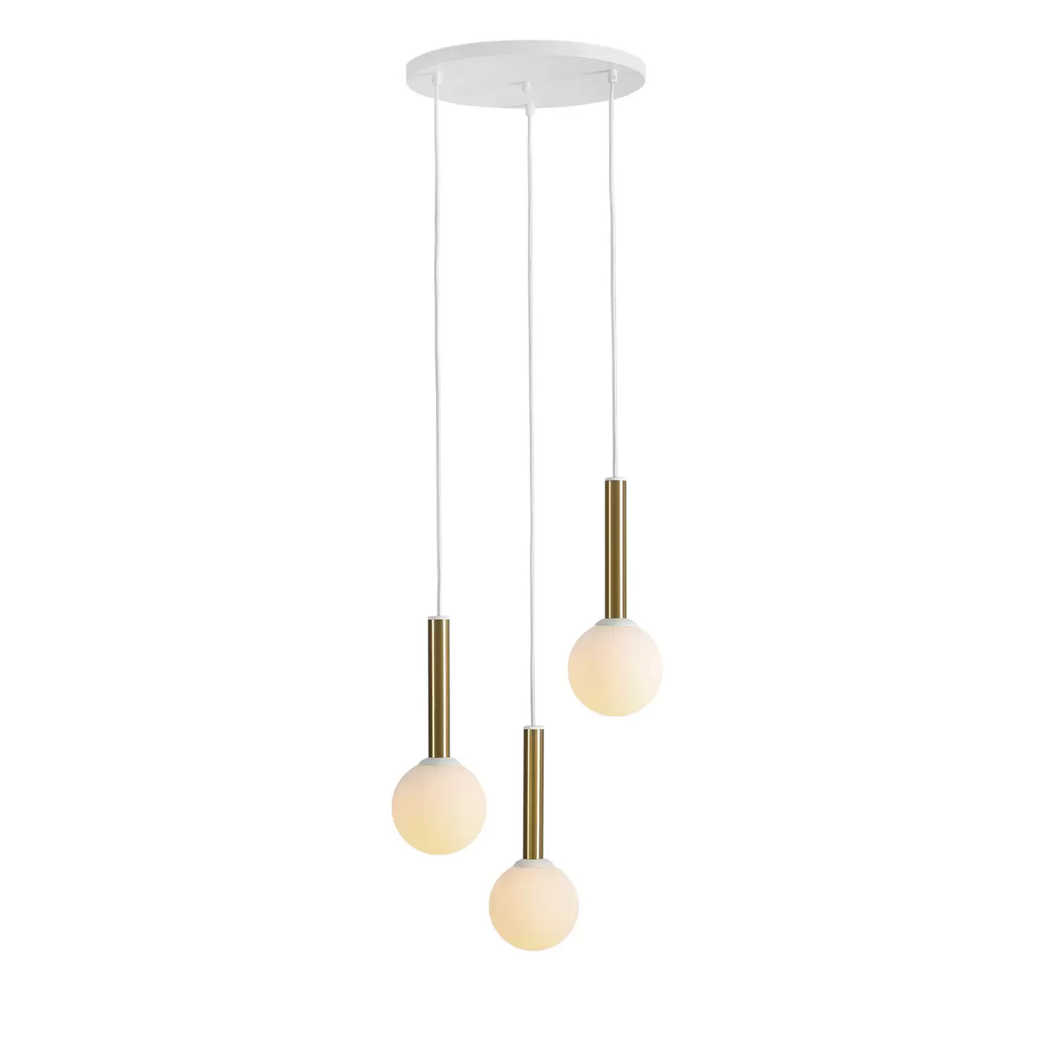 Hängeleuchte 1098 E 3 Flammig Weiß Messing Hängelampe Deckenlampe Deckenleuchte B-Ware Hängeleuchte 1098 E 3 Flammig Weiß Messing Hängelampe Deckenlampe Deckenleuchte B-Ware von no name