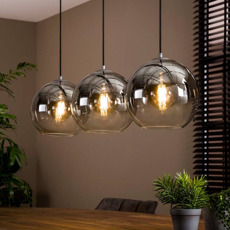 Hängeleuchte Allessandra Pendelleuchte Deckenlampe Glasschirm dreiflammig E27 von no name