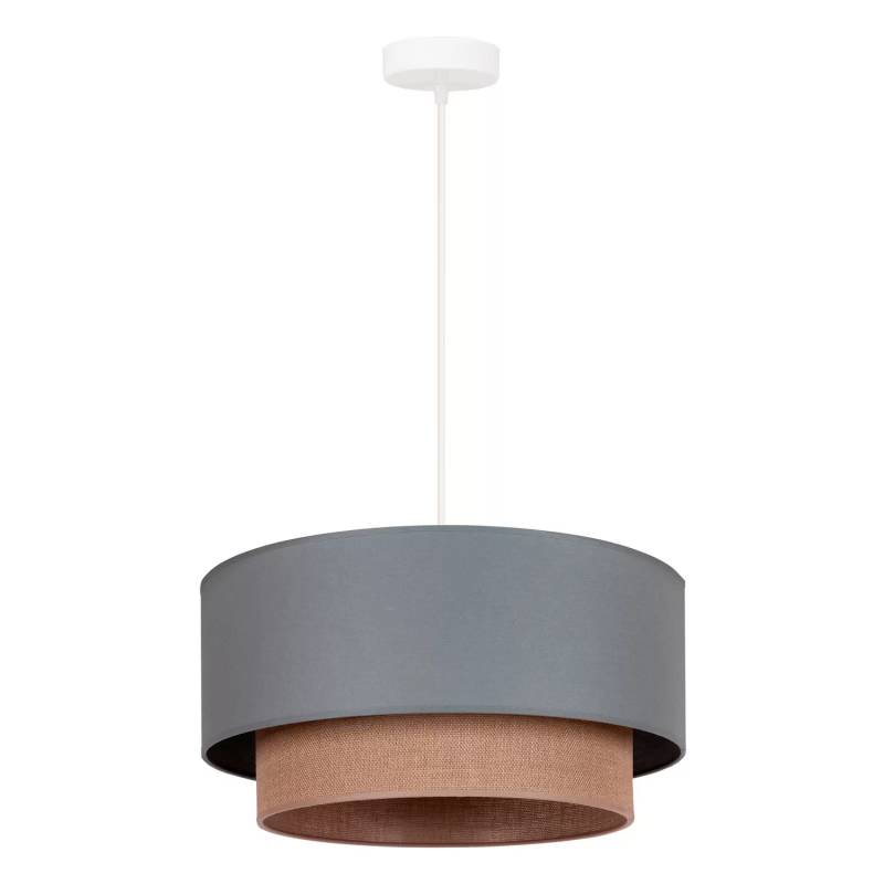 Hängeleuchte Boho ø 45 Cm 1flg. Salbeigrün/Jute Deckenleuchte Hängelampe Lampe B-Ware von no name