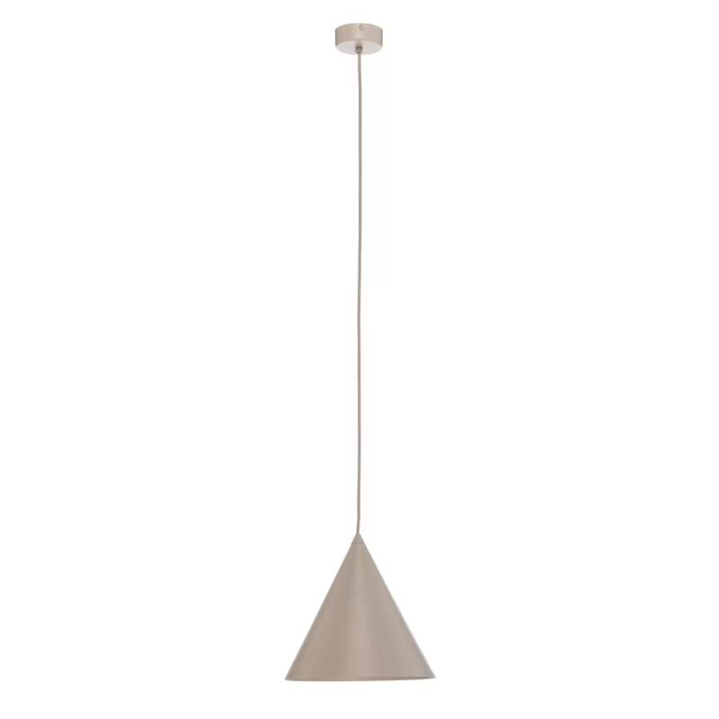 Hängeleuchte Cono Einflammig ø 25 Cm Beige Deckenlampe Lampe Leuchte Spot Licht B-Ware von no name