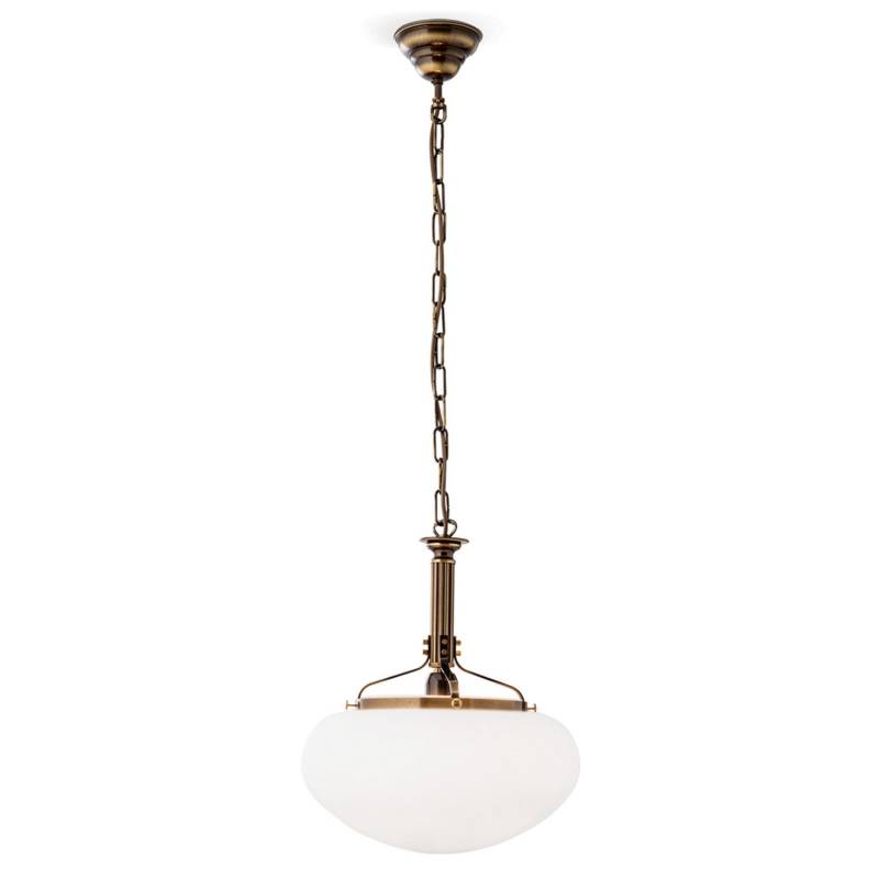 Hängeleuchte Delia In Altmessing 1 Flammig Deckenlampe Deckenleuchte Lampe Spot B-Ware von no name